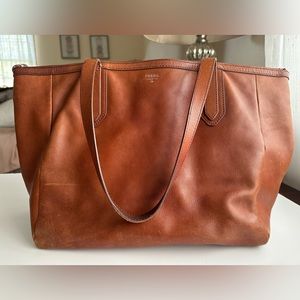 Brown Leather Fossil Purse
